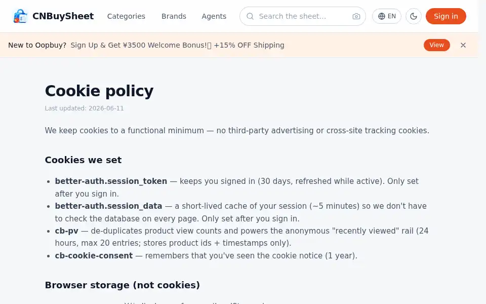 Screenshot of cnbuysheet.com