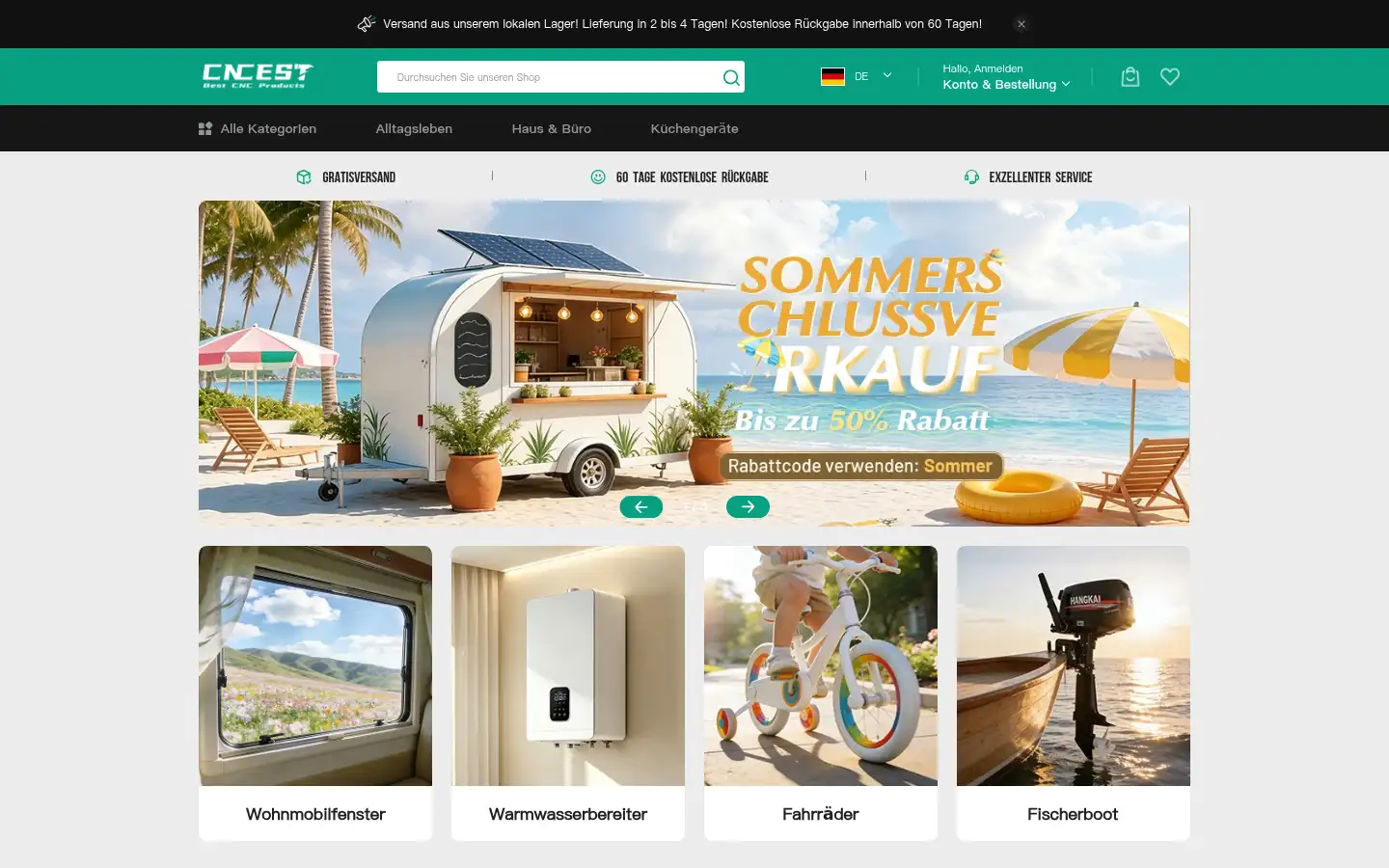 Screenshot of cncest.de