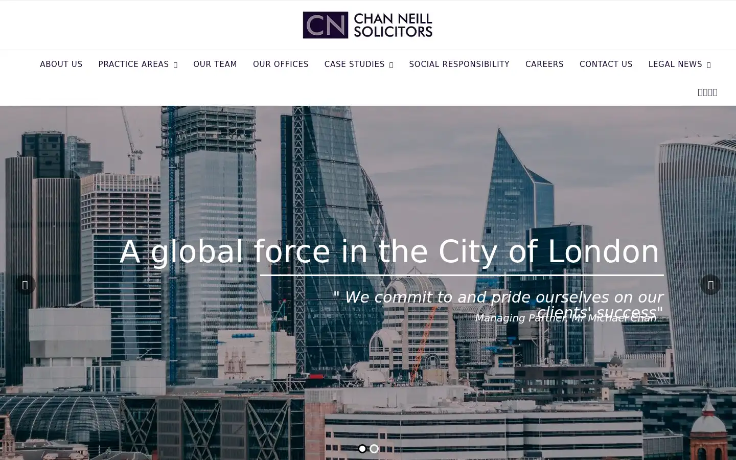 Screenshot of cnsolicitors.com