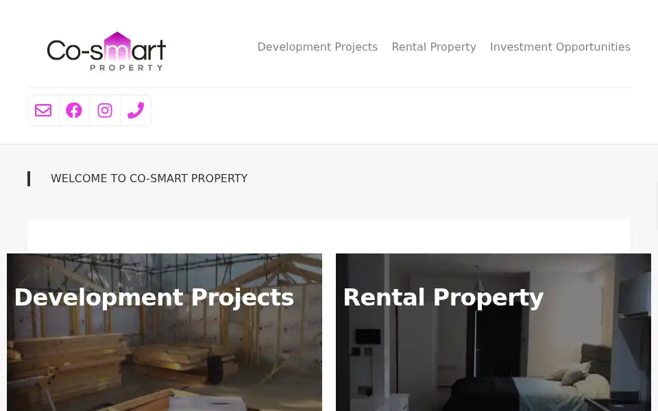 Screenshot of co-smart-property.co.uk