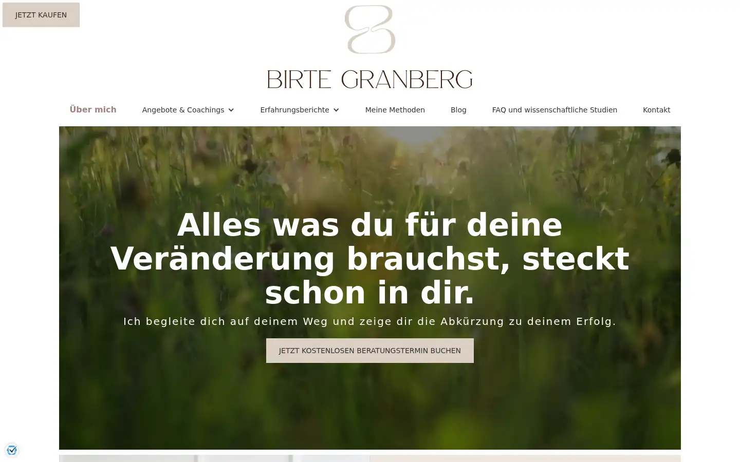 Screenshot of coachingliebe.com