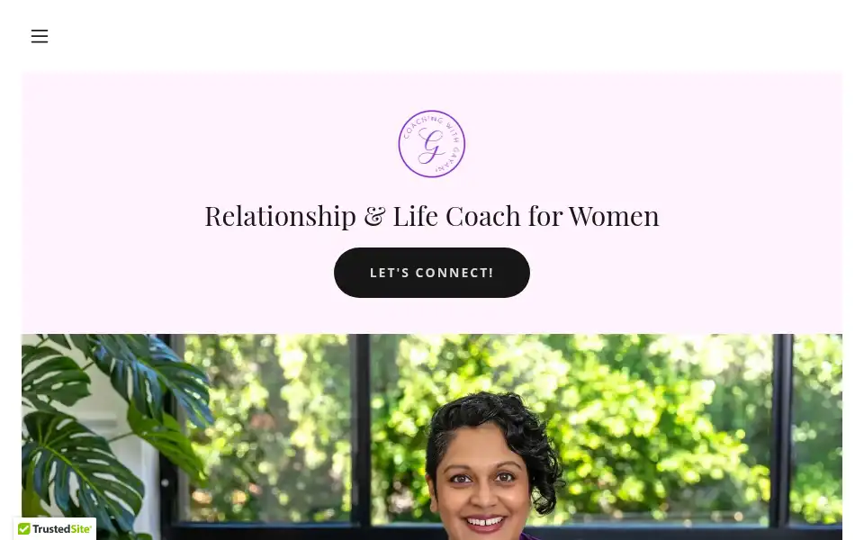 Screenshot of coachingwithgayani.com