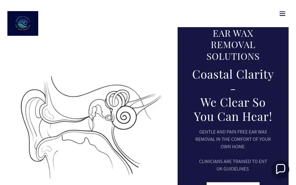 Screenshot of coastalclarity.co.uk