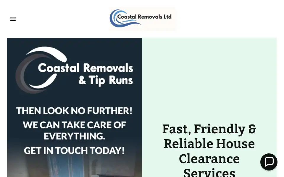 Screenshot of coastalremovals.co.uk