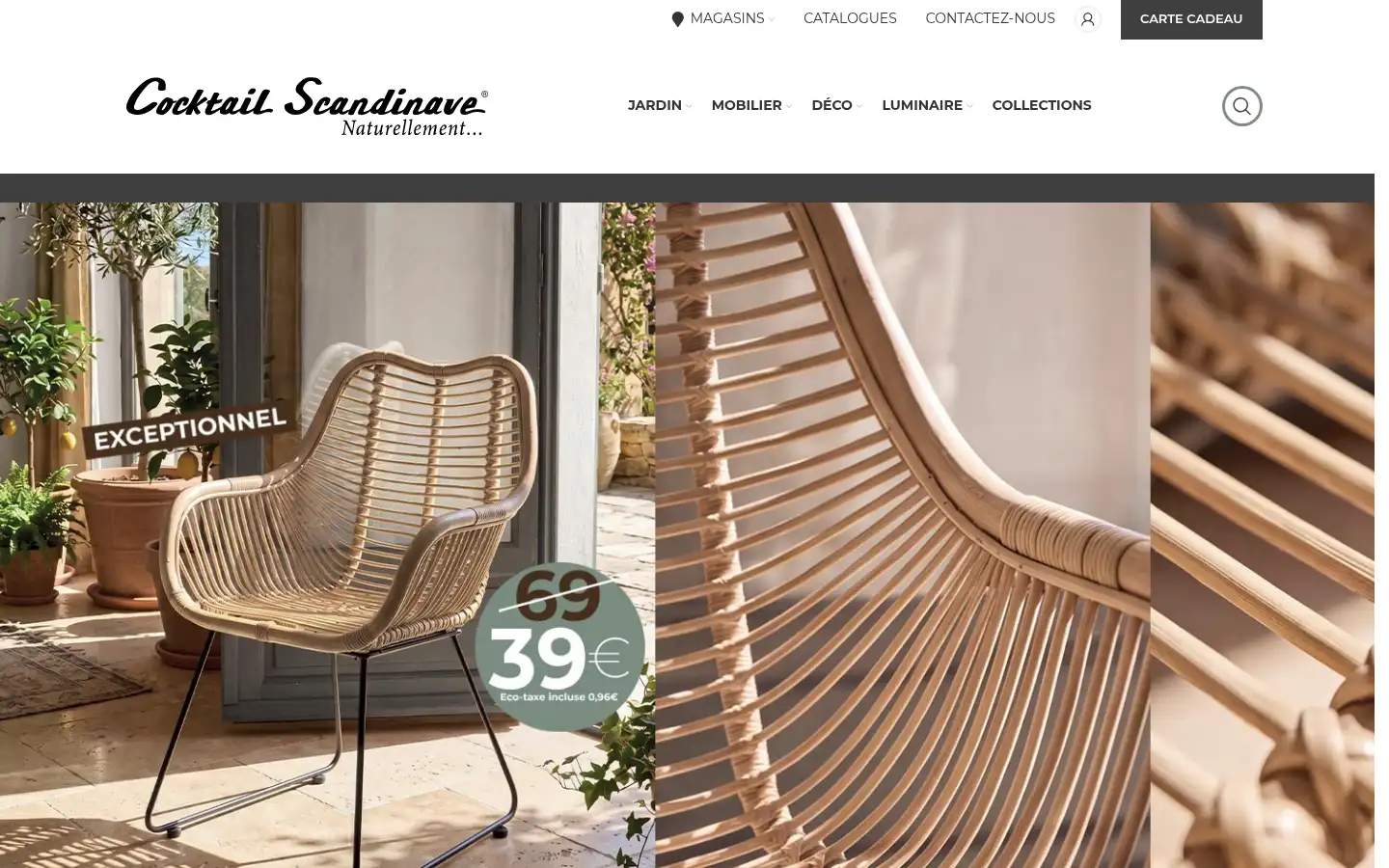 Screenshot of cocktail-scandinave.fr