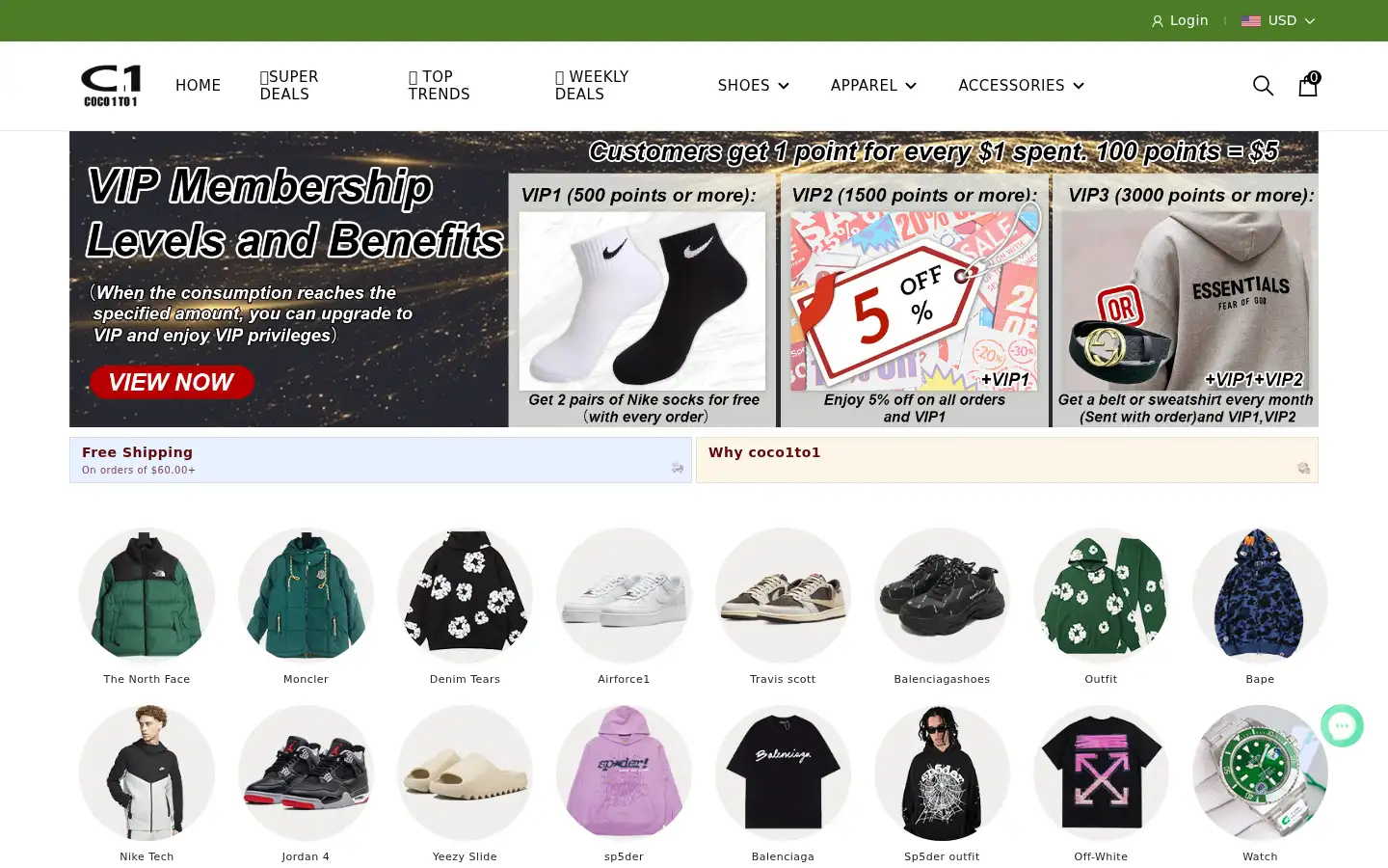 Screenshot of coco1to1.com