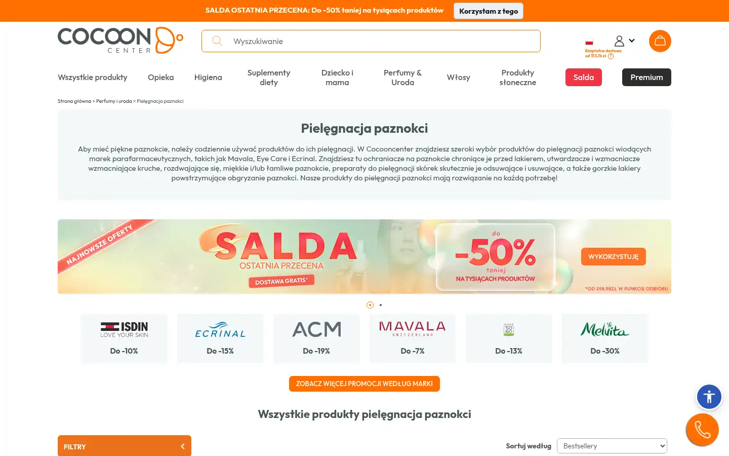 Screenshot of cocooncenter.pl