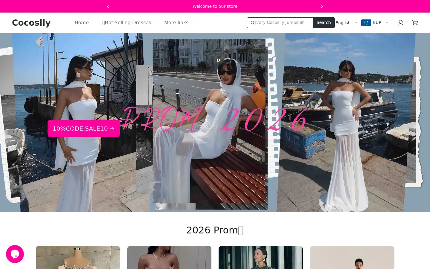Screenshot of cocoslly.com