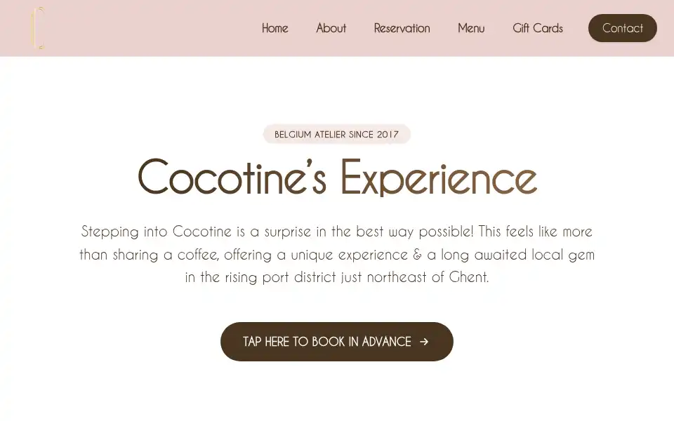 Screenshot of cocotinecoffee.be