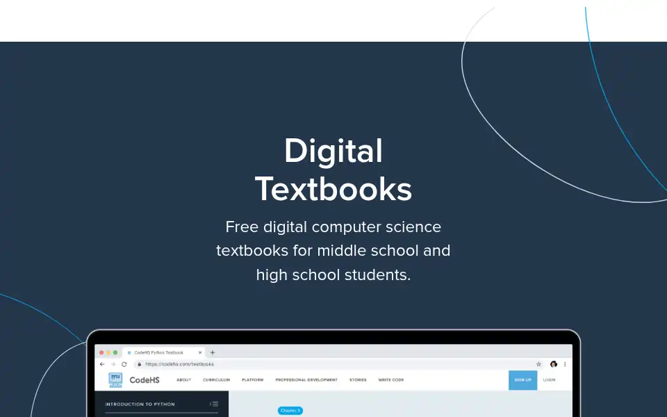 Screenshot of codehs.com