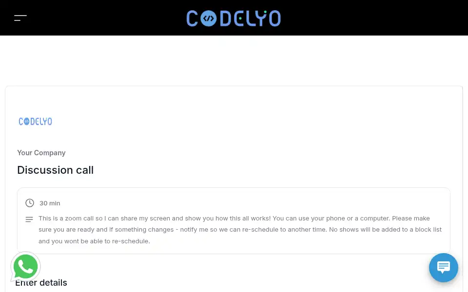 Screenshot of codelyo.com
