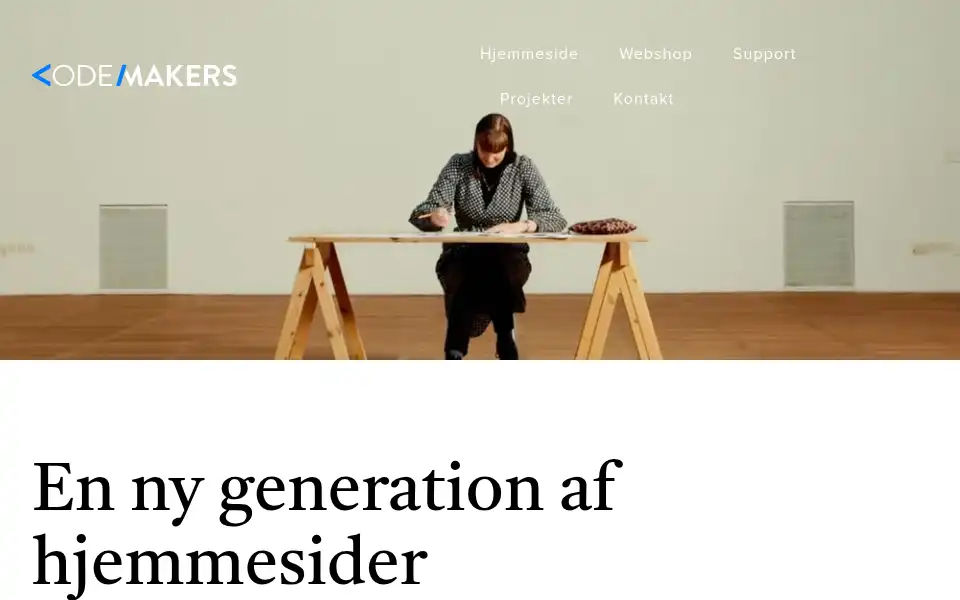 Screenshot of codemakers.dk
