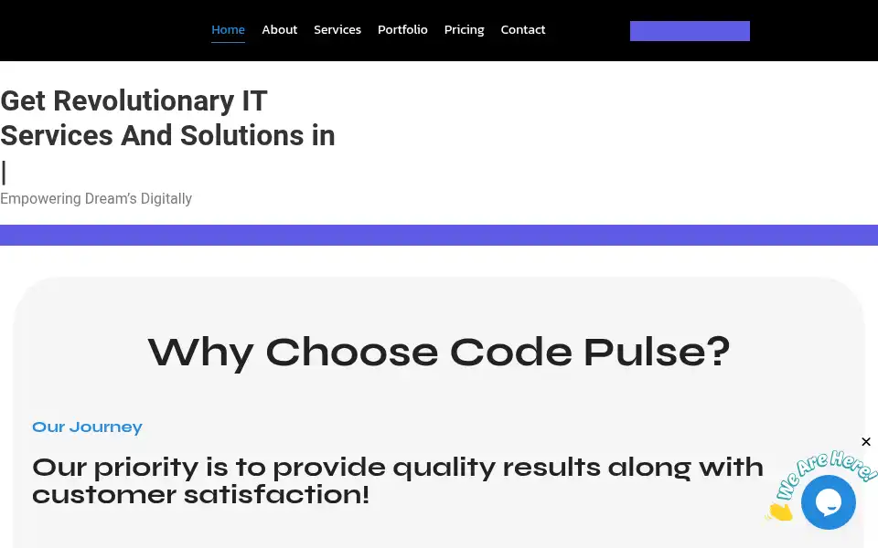 Screenshot of codepulsetechnologies.com