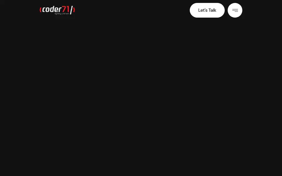 Screenshot of coder71.com