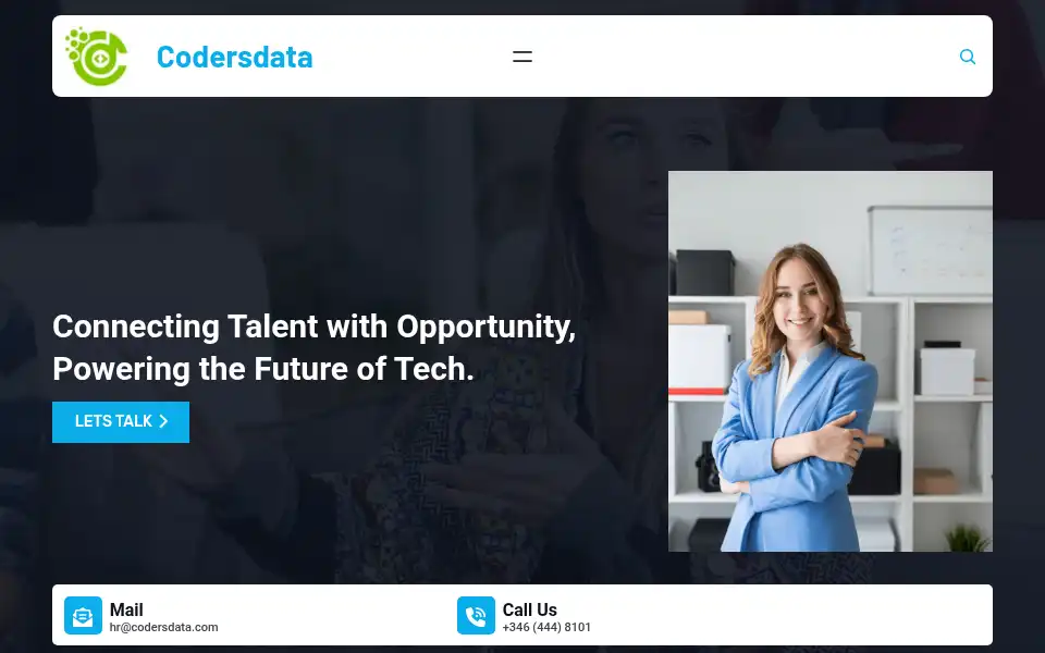 Screenshot of codersdata.com