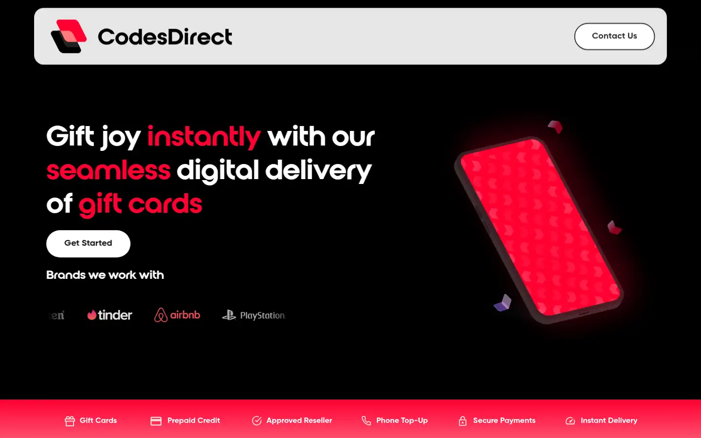 Screenshot of codesdirect.com