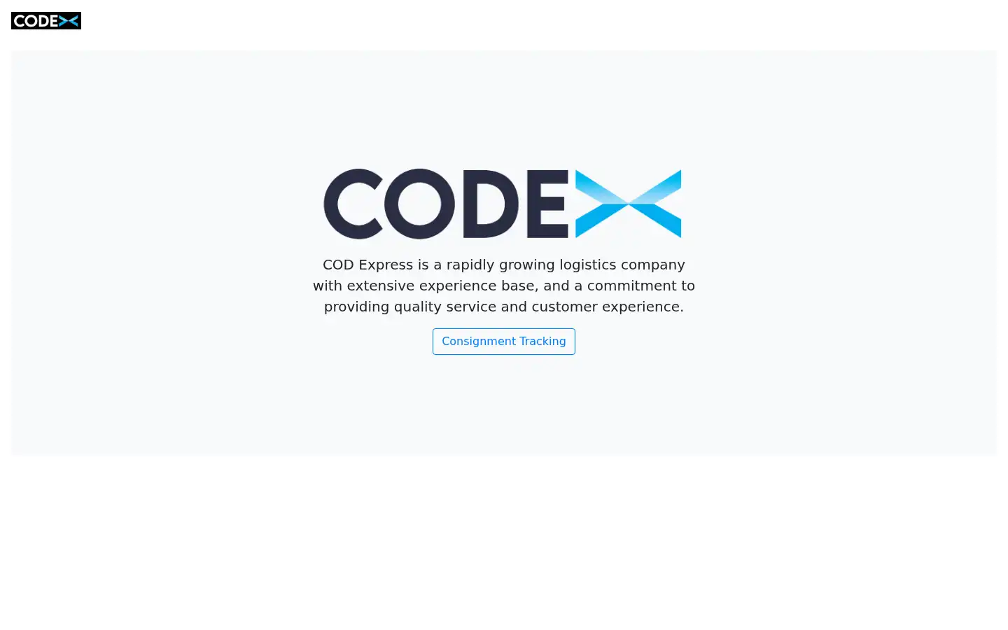 Screenshot of codexpress.com.au