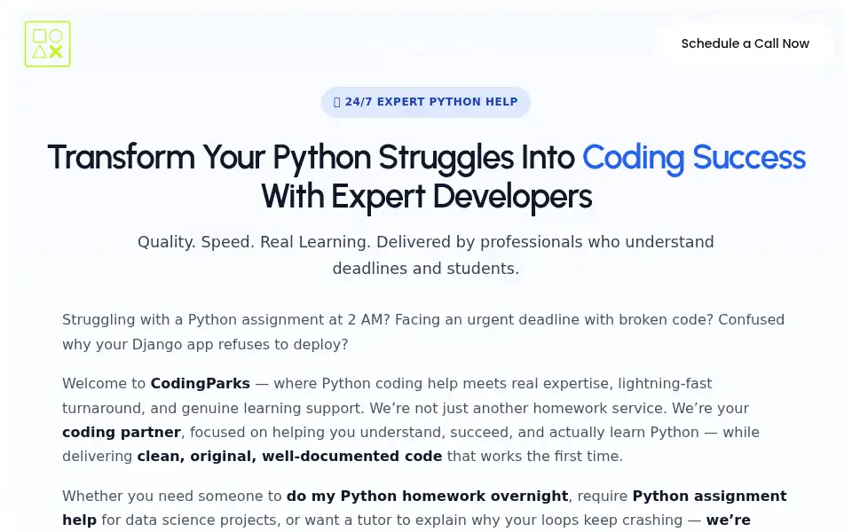 Screenshot of codingparks.com