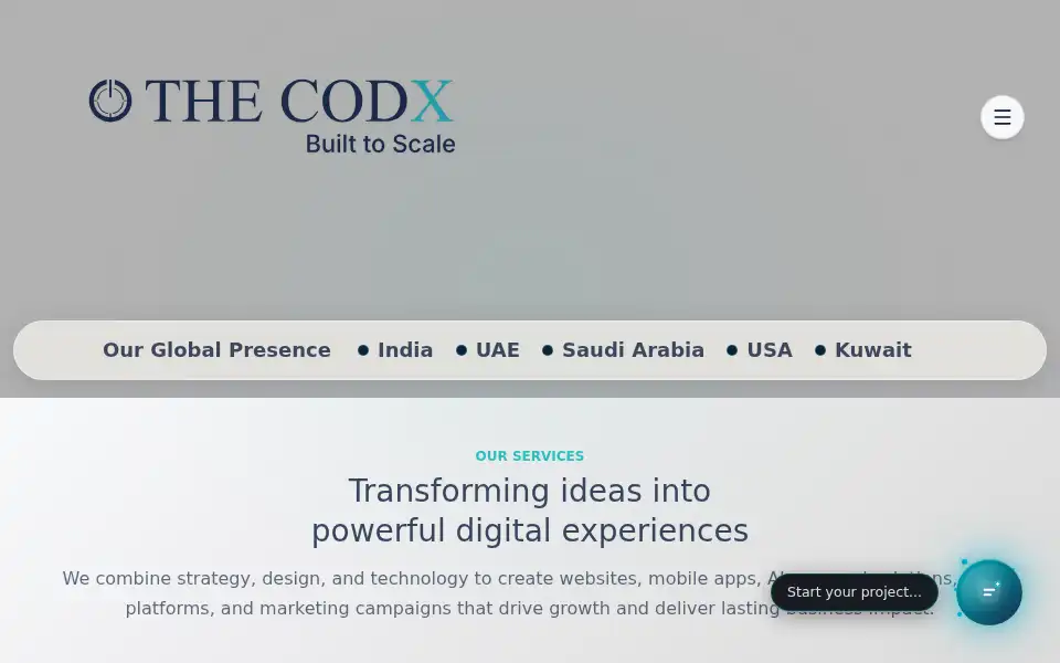 Screenshot of codxsoftwares.com