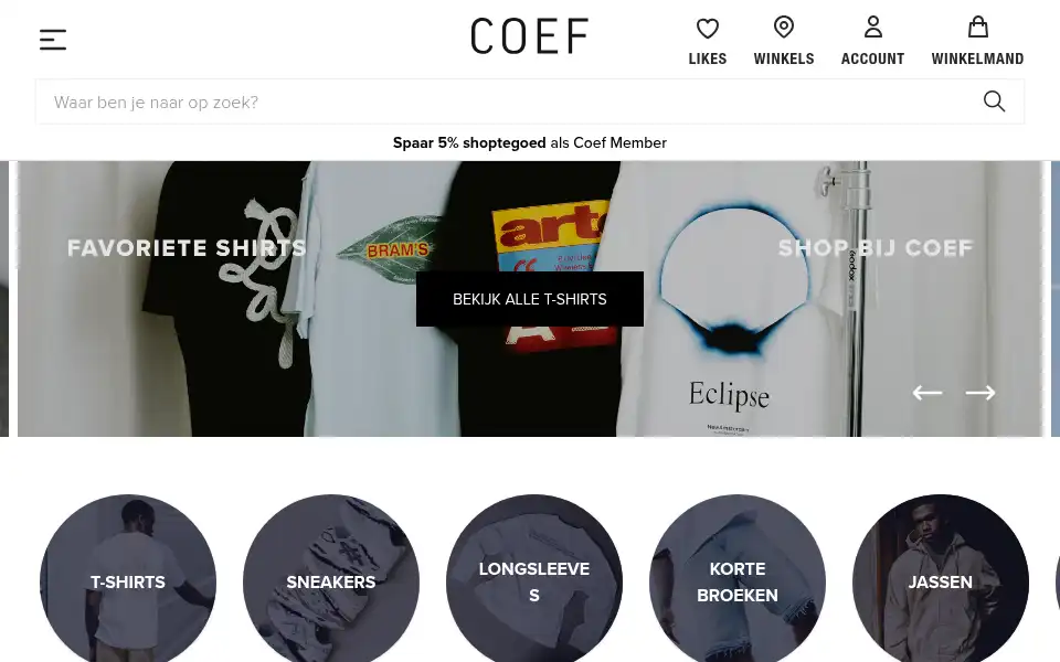 Screenshot of coefconcept.nl