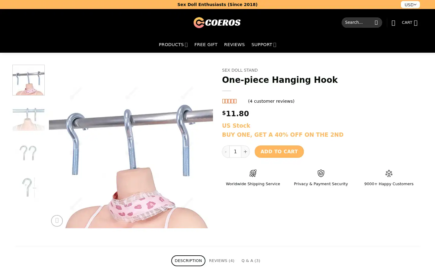 Screenshot of coeros.com