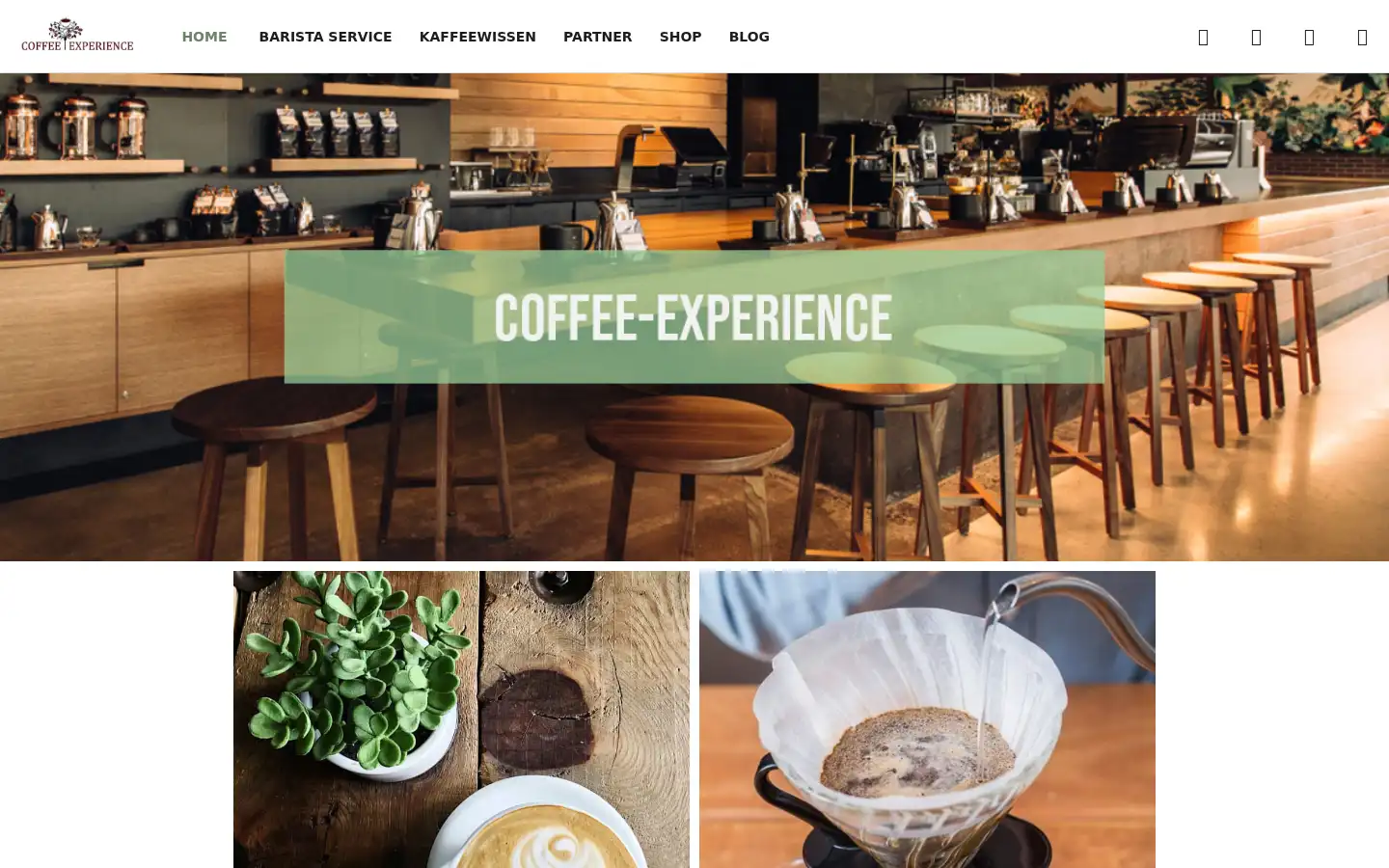 Screenshot of coffee-experience.com