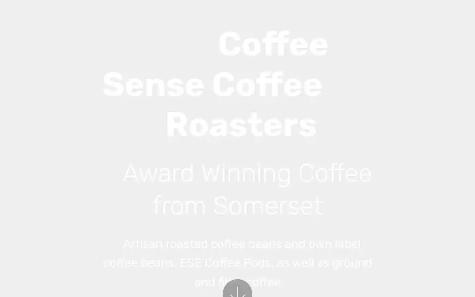 Screenshot of coffeesense.co.uk