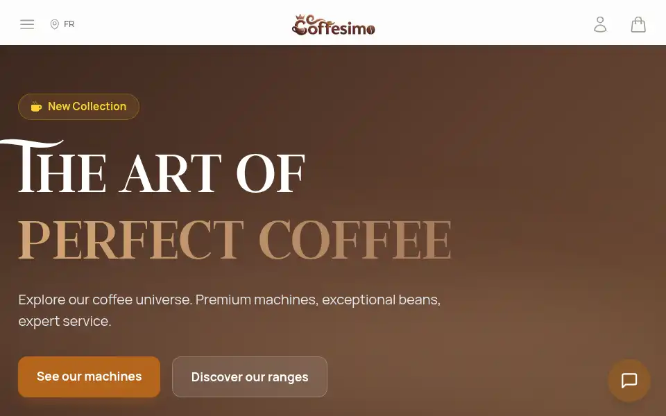 Screenshot of coffesimo.com