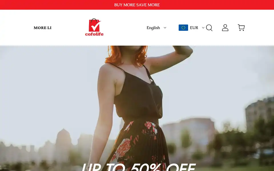 Screenshot of cofolife.com