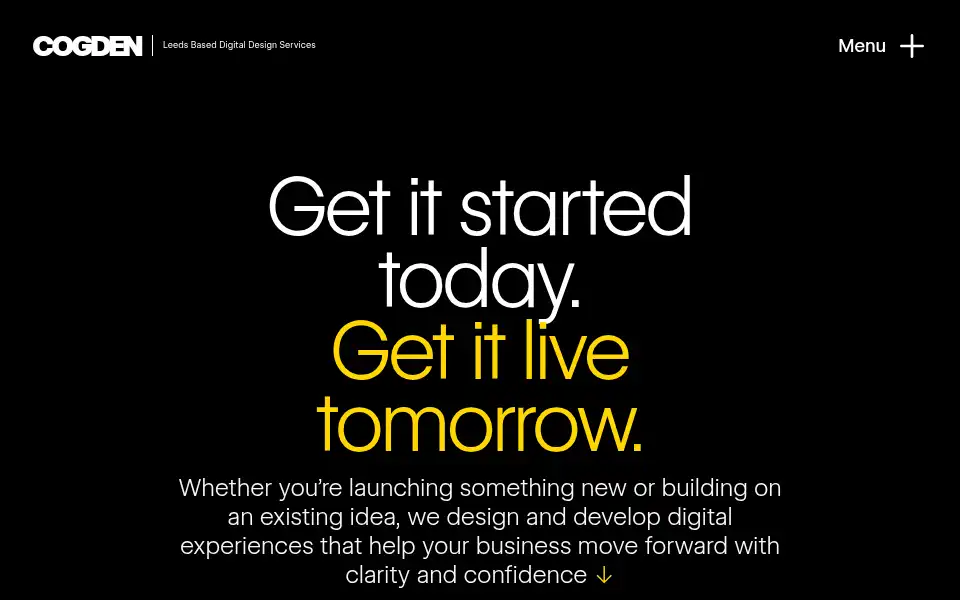 Screenshot of cogden.co.uk