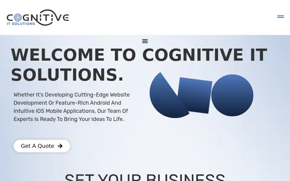 Screenshot of cognitiveitsolutions.ca