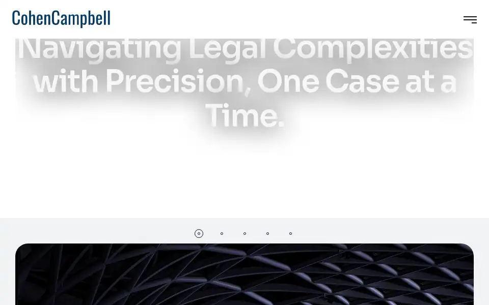 Screenshot of cohencampbell.com