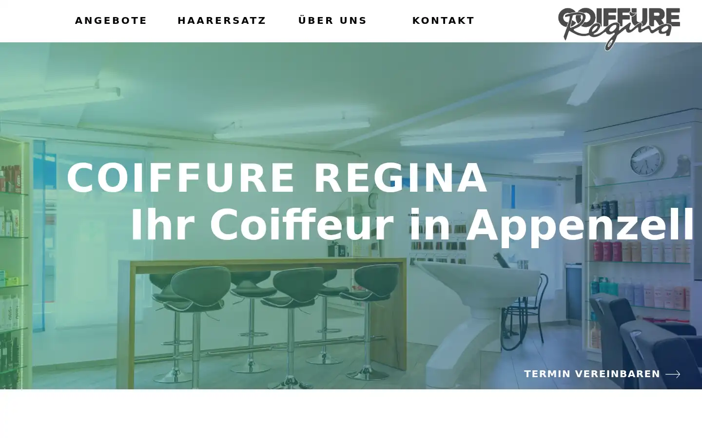 Screenshot of coiffure-regina.ch