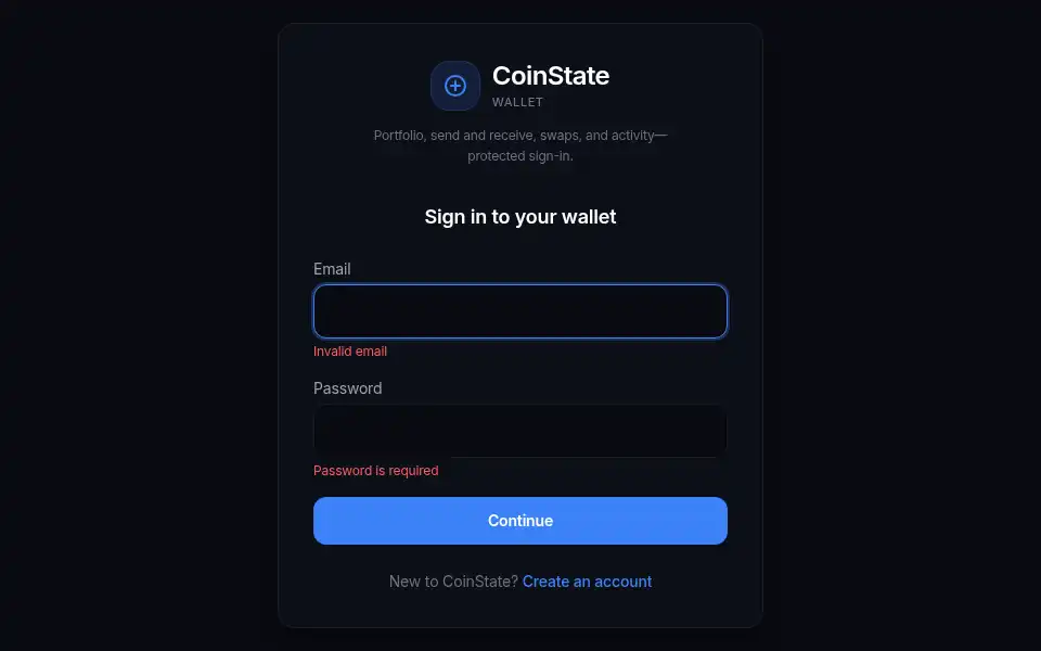 Screenshot of coin-state.com