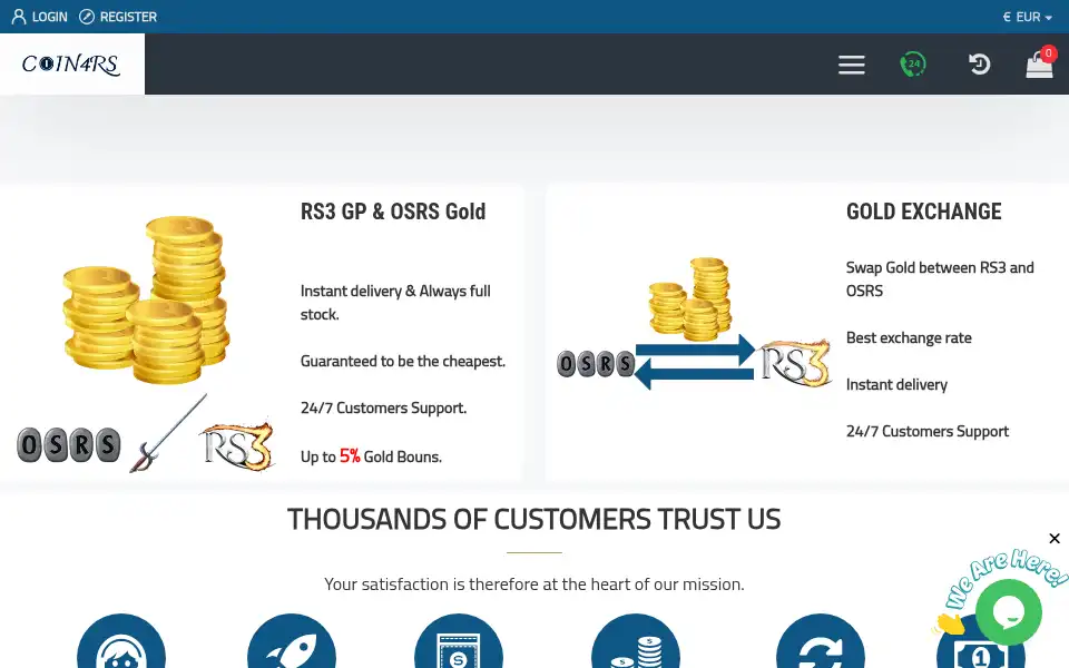 Screenshot of coin4rs.com