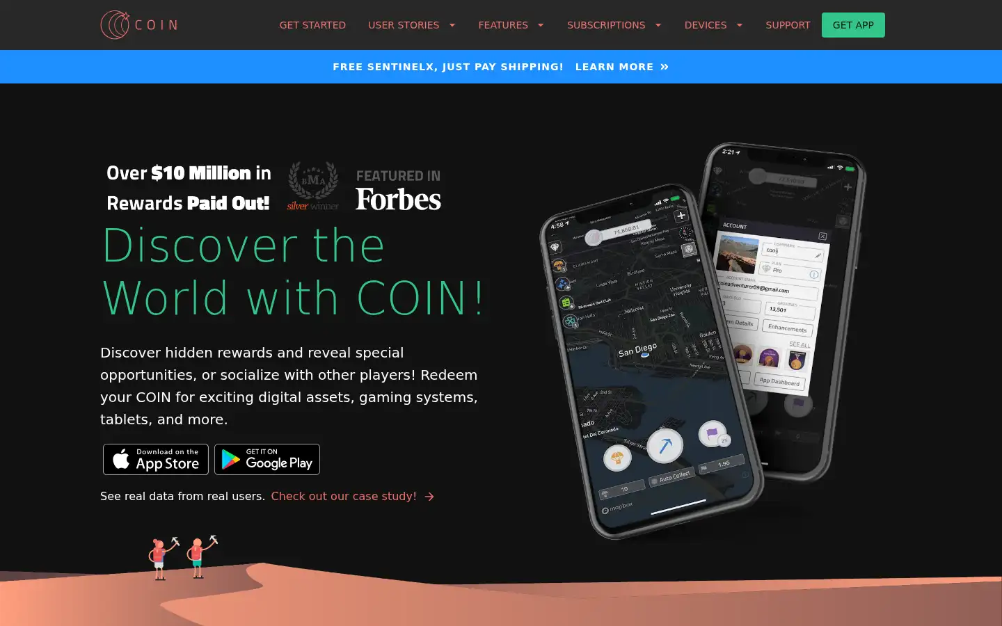 Screenshot of coinapp.co