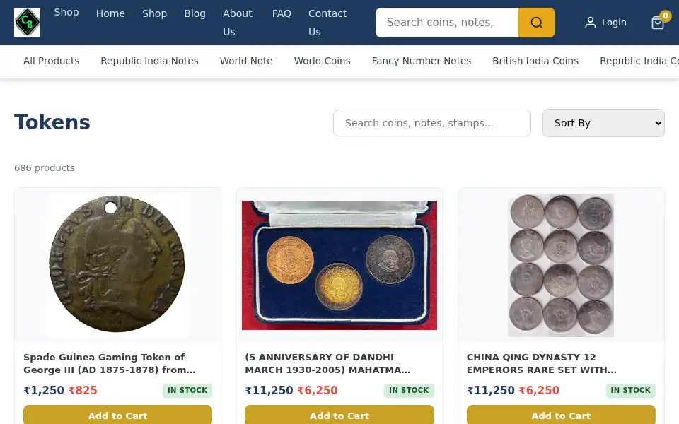 Screenshot of coinbazaar.com