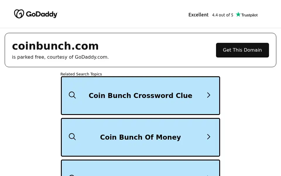 Screenshot of coinbunch.com