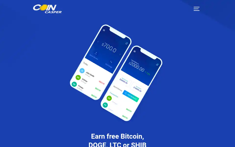 Screenshot of coincasper.com