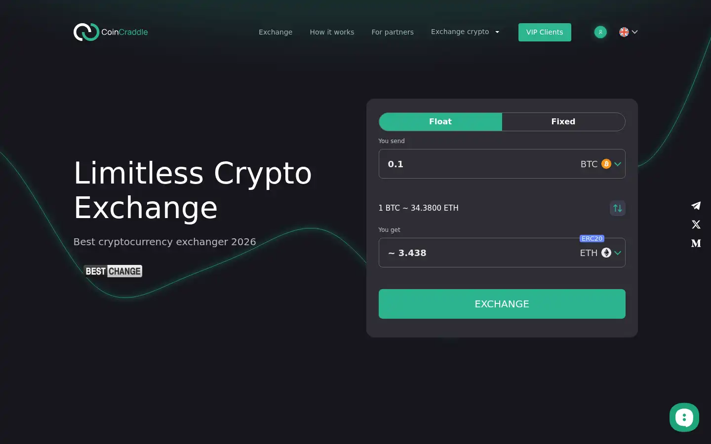 Screenshot of coincraddle.com