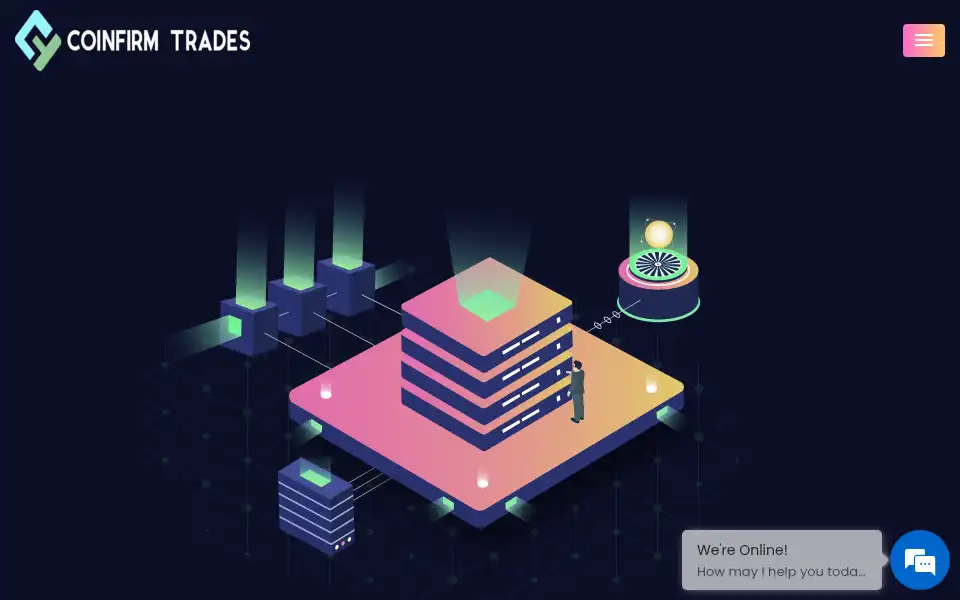Screenshot of coinfirmtrades.com