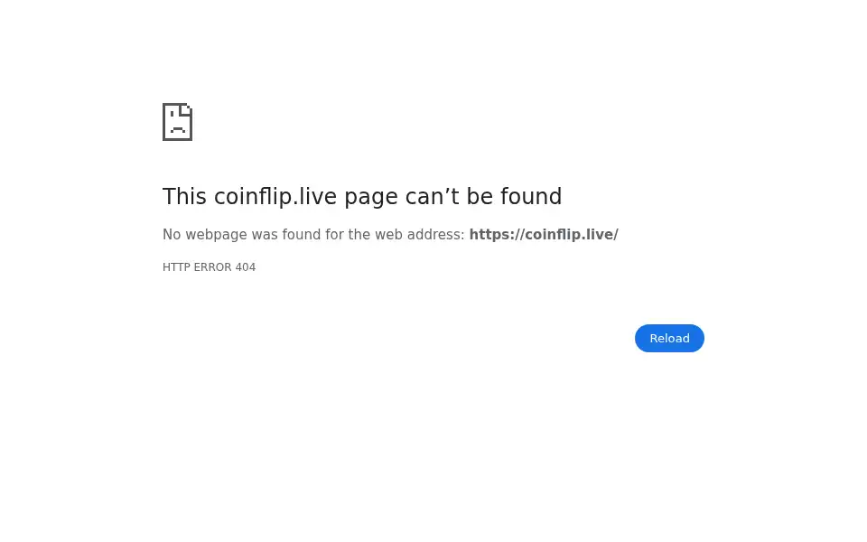Screenshot of coinflip.live
