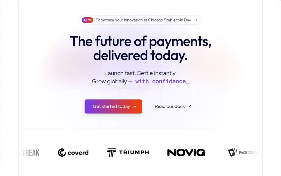 Screenshot of coinflow.cash