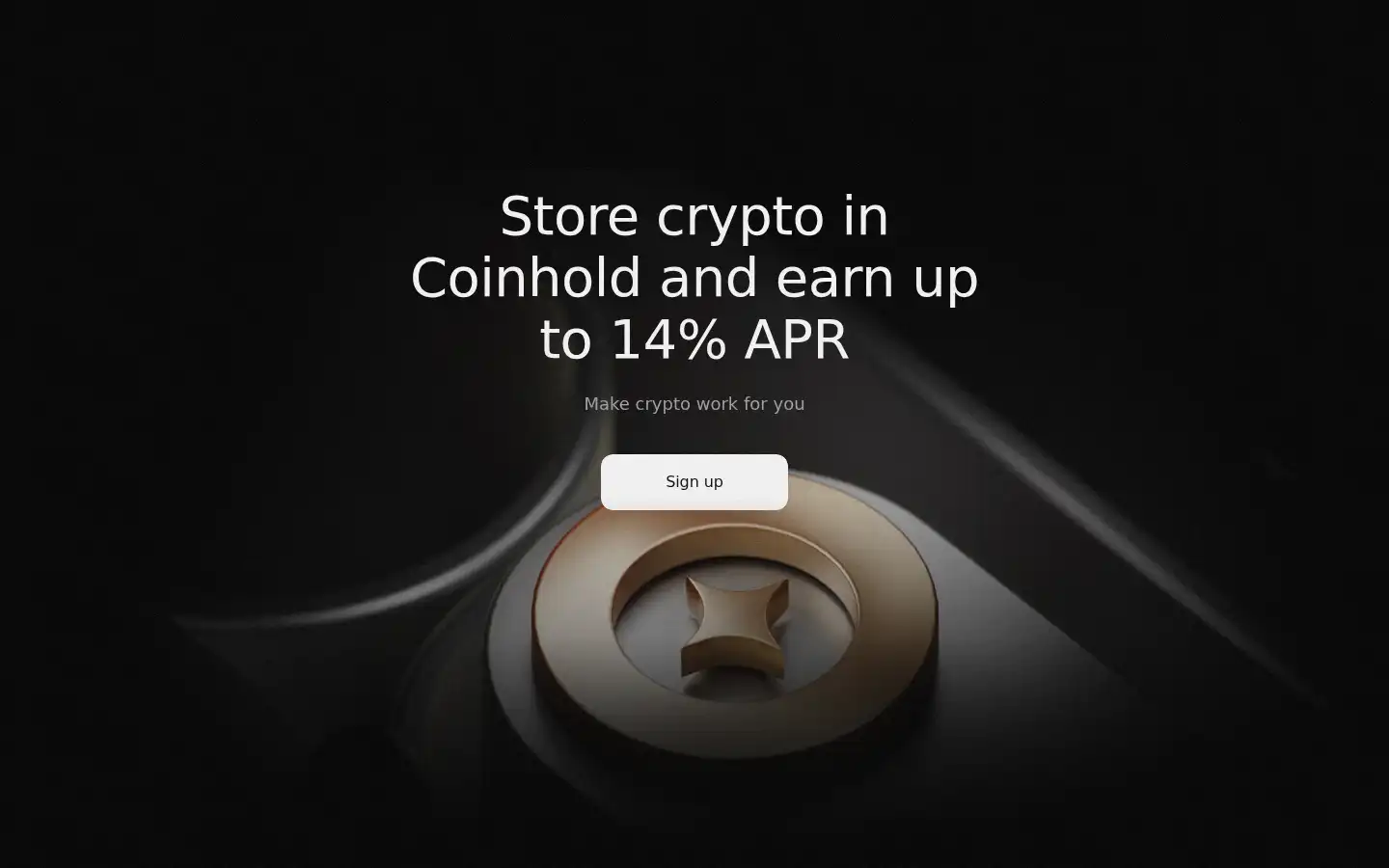 Screenshot of coinhold.io