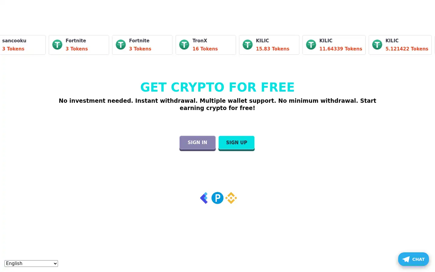 Screenshot of coinluva.com