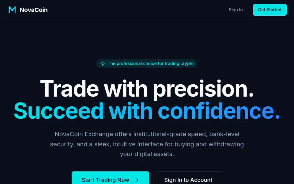 Screenshot of coinnova.io