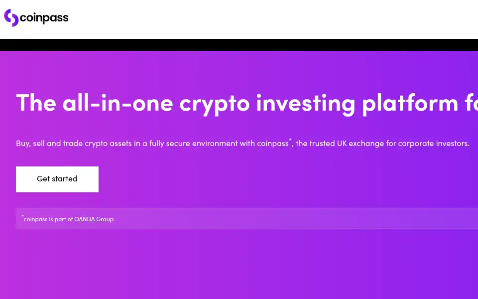 Screenshot of coinpass.com