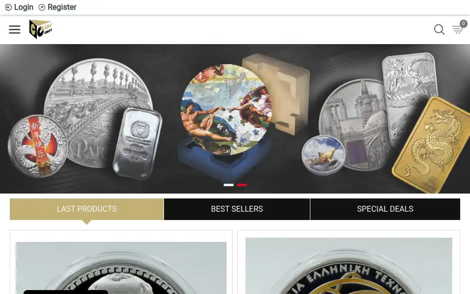 Screenshot of coinscorner.co