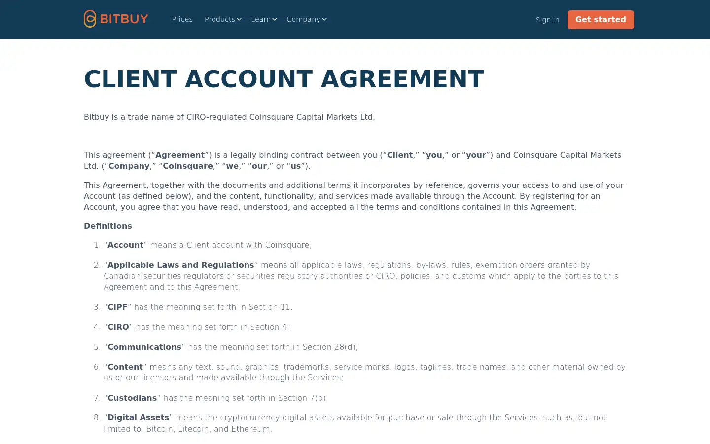 Screenshot of coinsmart.com