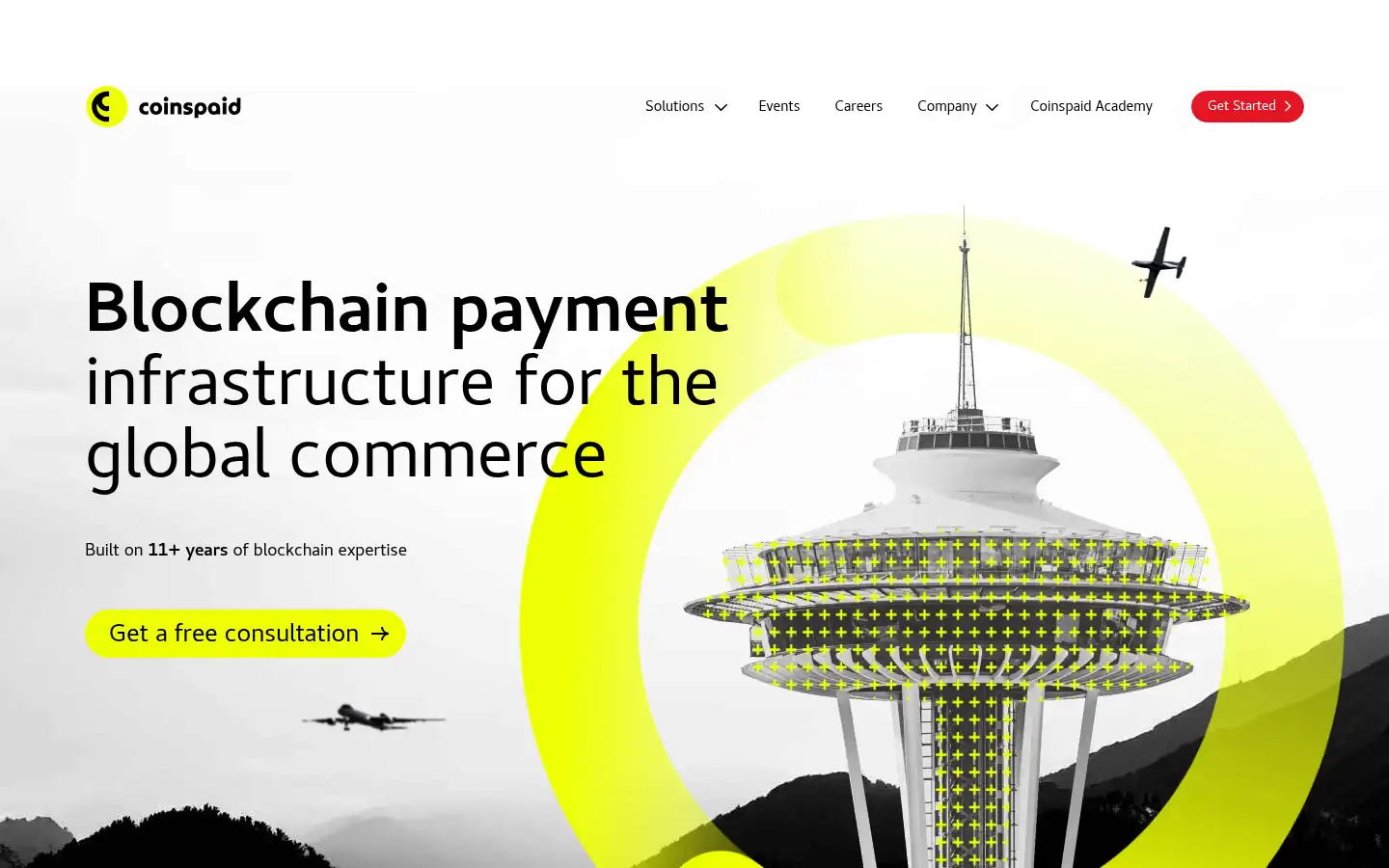 Screenshot of coinspaid.com